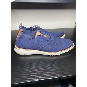 Cole Haan Men's 2.ZeroGrand Stitchlite Lace-Up Sneakers 11.5 Marine Blue C27569